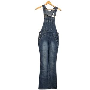 Vintage Squeeze Women's Steve Hardy Blue Y2K 90's Carpenter Denim Overalls